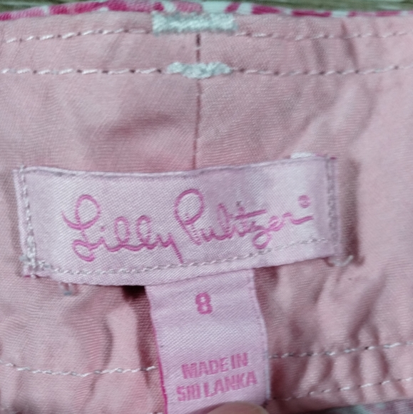 Lilly Pulitzer Fish and floral Chum Bucket Shorts SIZE 8 - Picture 4 of 10